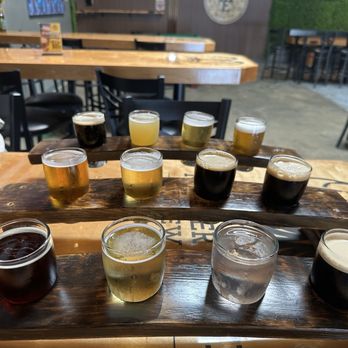 Mother Earth Brew Co. - The whole group tried a flight - Breweries Near Me - Vista, California Mother Earth Brew Co. - The whole group tried a flight - Breweries Near Me - Vista, California