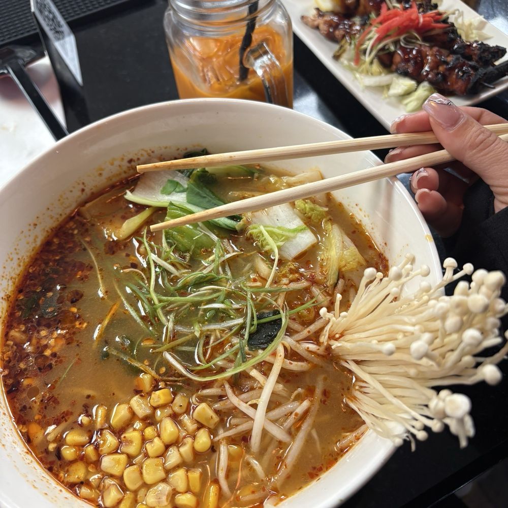 Noodle Boulevard - Vegetable Ramen with Tom yum broth - Ramen Near Me - Cary, North Carolina