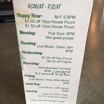 De Bine Brewing - Sampling of events - Breweries Near Me - Palm Harbor, Florida De Bine Brewing - Sampling of events - Breweries Near Me - Palm Harbor, Florida