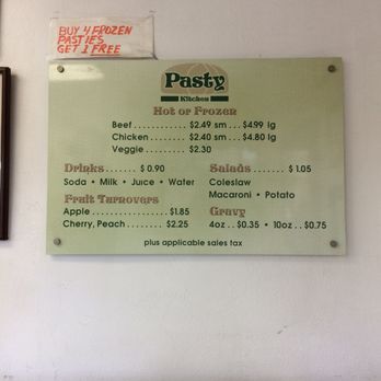 Pasty Kitchen - Menu - British Near Me - Los Alamitos, California