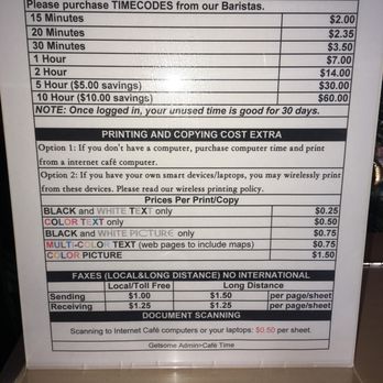 Getsome Coffee - Internet cafe time and rates (shop has two desktops) - Coffee & Tea Near Me - Clarksville, Tennessee