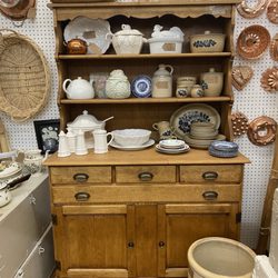 Antiques & Things - Antique hutch and kitchen decor.