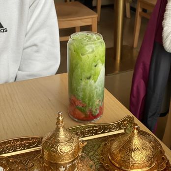 Zarak By Afghan Kitchen - strawberry matcha latte - Afghan Near Me - Vancouver, British Columbia Zarak By Afghan Kitchen - strawberry matcha latte - Afghan Near Me - Vancouver, British Columbia