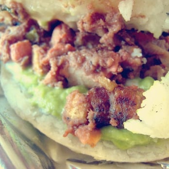 Las Arepas De Julia - Arepa paisa: stuffed with plantains, beans, avocado, beef, and pork skin - Latin American Near Me - Lilburn, Georgia Las Arepas De Julia - Arepa paisa: stuffed with plantains, beans, avocado, beef, and pork skin - Latin American Near Me - Lilburn, Georgia
