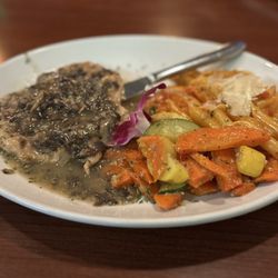 Pizza and More - Chicken Marsala, Veggies, & Penne alla Vodka