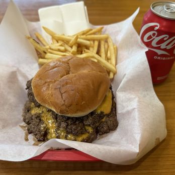 Nice Guys Burgers - Classic Double Cheeseburger Combo - Burgers Near Me - Rancho Cucamonga , California