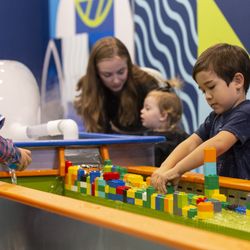 Modesto Children's Museum - The Water Table is a fan favorite! Enjoy learning how water flows through play.