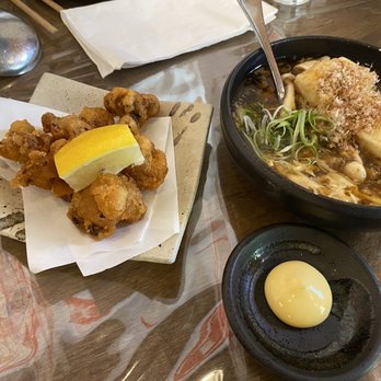 Futago Udon - Ankake Agedashl Tofu and fried octopus - Japanese Near Me - Boston, Massachusetts Futago Udon - Ankake Agedashl Tofu and fried octopus - Japanese Near Me - Boston, Massachusetts