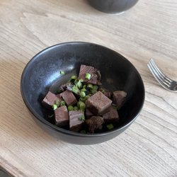 Local Québec Food Tours - Bison Briquette delicious