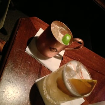 Eau de Vie - Yuzu Mule & Whiskey Sour - Wine Bars Near Me - Darlinghurst, NSW