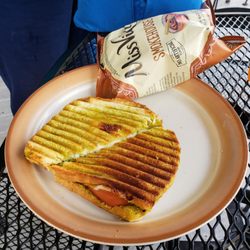 Cabin Fever Coffee - Caprese Panini at Cabin Fever Coffee Downtown