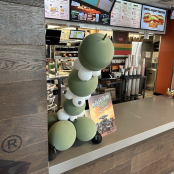 Burger King - Weird Counter Balloon Thing - Burgers Near Me - Stony Brook, New York Burger King - Weird Counter Balloon Thing - Burgers Near Me - Stony Brook, New York