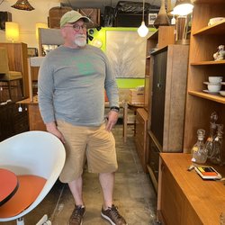Checking out credenzas.