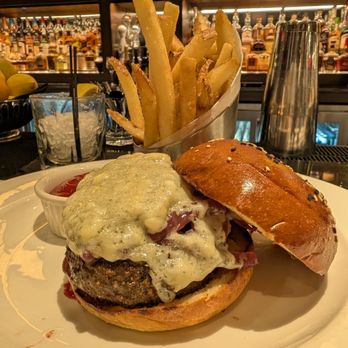 The Capital Grille - Wagyu Burger with blue cheese and truffle - Steakhouses Near Me - Burbank, California