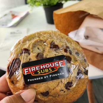 Firehouse Subs - Chocolate chip. Yes, please! - Sandwiches Near Me - Neptune Beach, Florida Firehouse Subs - Chocolate chip. Yes, please! - Sandwiches Near Me - Neptune Beach, Florida