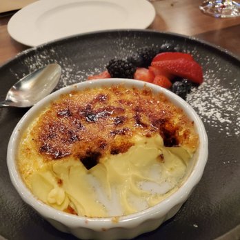 LB Steak - Bishop Ranch - Vanilla Bean Creme Brulee. I forgot to take a before picture because it was too yummy. Very creamy and delicious. - Steakhouses Near Me - San Ramon, California