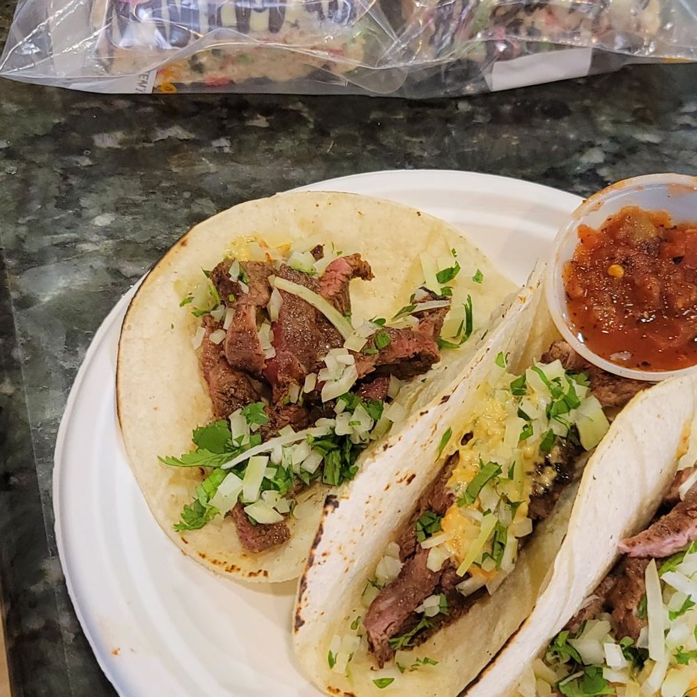 Asian fusion tacos done for a wedding event Asian fusion tacos done for a wedding event