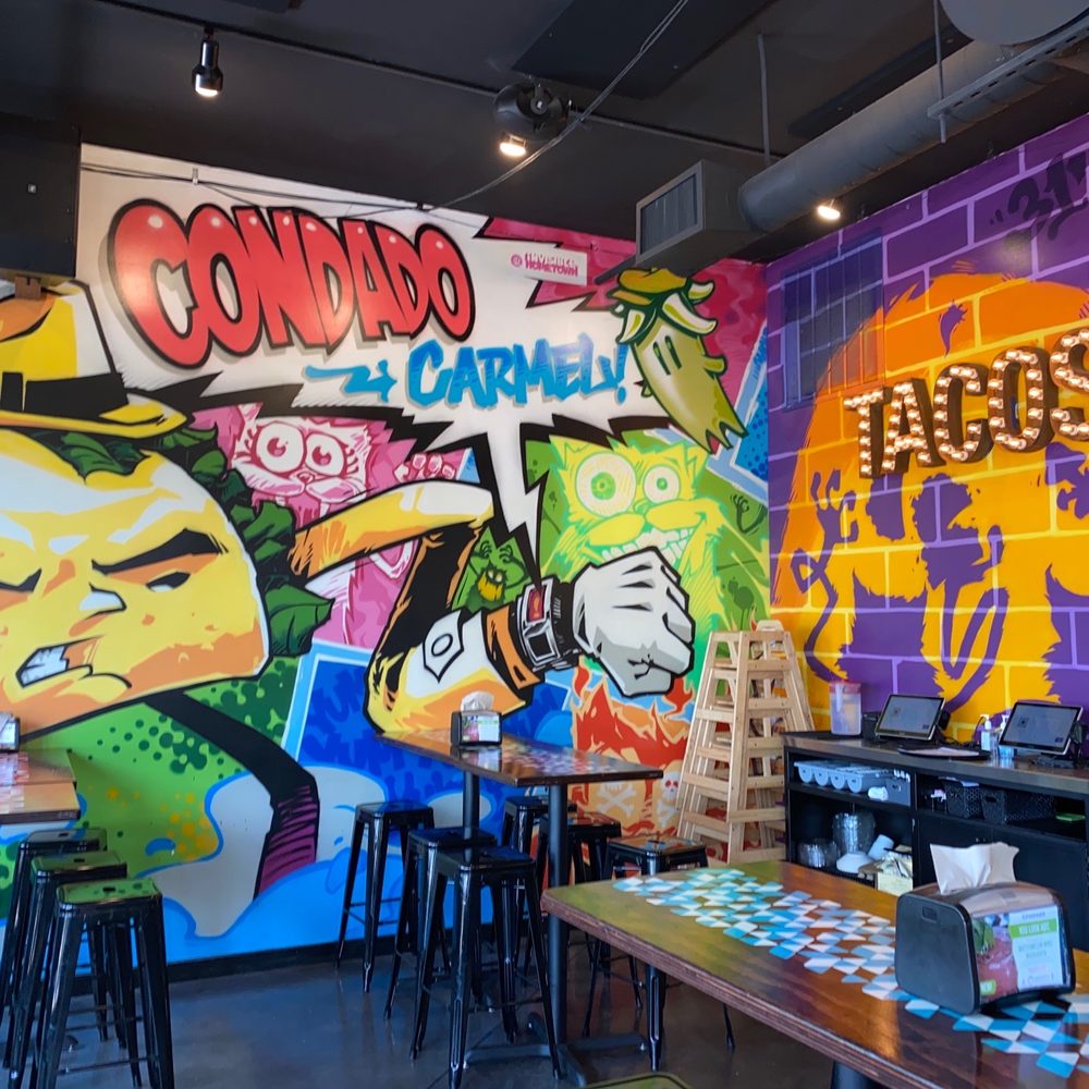 Condado Tacos - It's a wall - Tacos Near Me - Carmel, Indiana