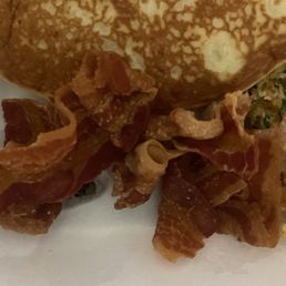 I waited as they "remade" my food. You get deep-fried bacon bits to hurry to correct the mistake and get the food down faster.