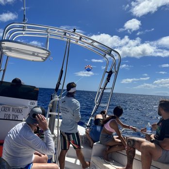 X-Treme Parasail - My nephew and brother in law taking flight - Parasailing Near Me - Honolulu, Hawaii X-Treme Parasail - My nephew and brother in law taking flight - Parasailing Near Me - Honolulu, Hawaii