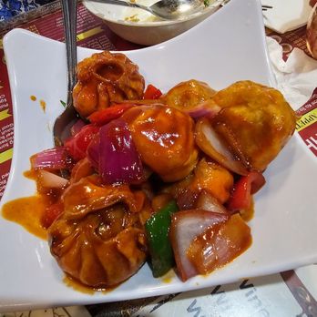 Nepali Bhanchha Ghar - Beef Chili Momo. $13. We asked for the steamed, but these were Delicious - Himalayan/Nepalese Near Me - Jackson Heights, New York