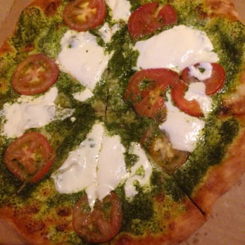 Nature's Best Cafe - My favorite, the margherita pizza with pesto sauce. Yuuuuuuum - Pizza Near Me - Naperville, Illinois