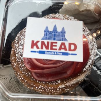 Knead Donuts & Tea - Guava Cream Cheese $5 - Donuts Near Me - Long Beach, California Knead Donuts & Tea - Guava Cream Cheese $5 - Donuts Near Me - Long Beach, California