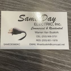 Same Day Electric - Owner with 40 years