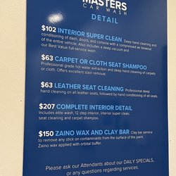Masters Car Wash - February 2023