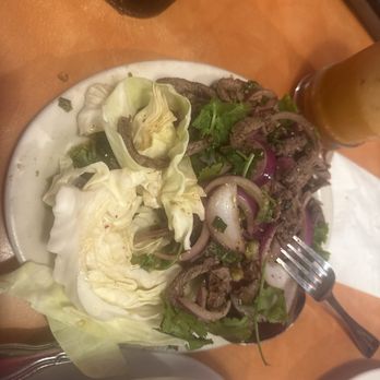 Vim Thai-Chinese Restaurant - Steak salad - Thai Near Me - Los Angeles, California