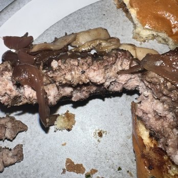 LB Steak - Super gray, dry burger that was supposed to be medium - Steakhouses Near Me - San Jose, California