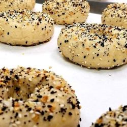The Happy Mixer Gluten Free Bakery - Fresh baked bagels every morning! Plain, cinnamon raisin or everything.