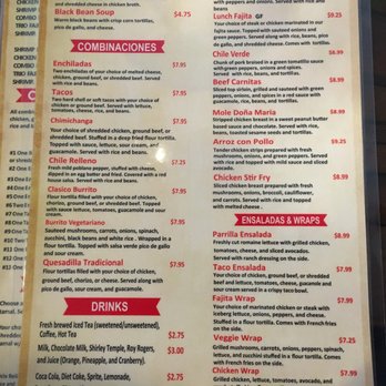 Fiesta Mexicana - Lunch menu - Mexican Near Me - Vernon, Connecticut