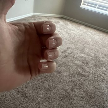 Phoenician Nails - Mani  by Trish - natural color looks great and she told me to put another top coat on to secure color at home. They look great days after. - Nail Salons Near Me - Phoenix, Arizona