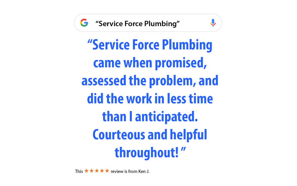 Slide of Service Force Plumbing