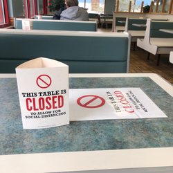 Arby's Roast Beef Restaurant - Inside, Covid spacing observed.