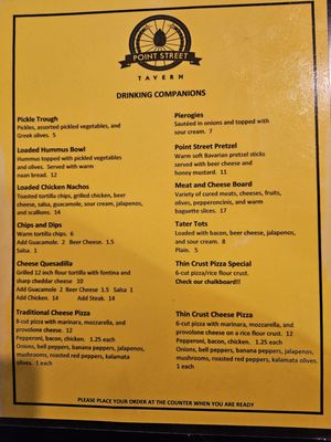 Menu photo 3 Point Street Tavern Saltsburg, PA Menu photo 3 Point Street Tavern Saltsburg, PA