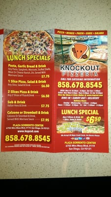 Menu photo 8 Knockout Pizzeria San Diego, CA Menu photo 8 Knockout Pizzeria San Diego, CA