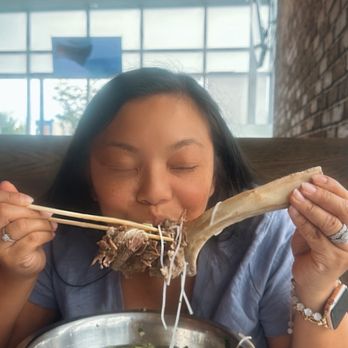 The Pho Fix - 12. Pho Duoi Bo (Oxtail) and happy girl - Vietnamese Near Me - Shenandoah, Texas