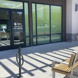 Quest Diagnostics - Outside benches allow for waiting outside, instead of the indoor lobby. (May 8, 2025)