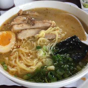 Mirin Cafe - The mirin ramen. Mehhhhhh it's okay , a little bland . Needs more flavor . Add siracha - Japanese Near Me - Escondido, California