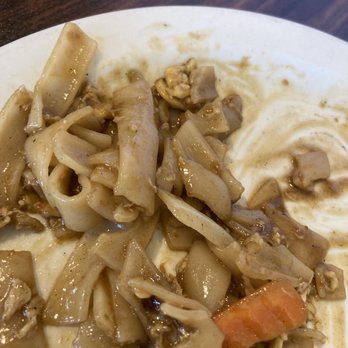 Thai Kitchen Cuisine - The last few bites of Drunken Noodle - Thai Near Me - Tallahassee, Florida Thai Kitchen Cuisine - The last few bites of Drunken Noodle - Thai Near Me - Tallahassee, Florida