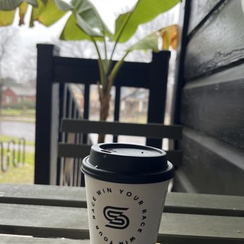 Slow and Steady Coffee - To go lavender cap - Coffee & Tea Near Me - Dallas, Texas Slow and Steady Coffee - To go lavender cap - Coffee & Tea Near Me - Dallas, Texas