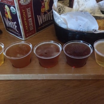 Lakefront Brewery - Beer flight! - Breweries Near Me - Milwaukee, Wisconsin Lakefront Brewery - Beer flight! - Breweries Near Me - Milwaukee, Wisconsin