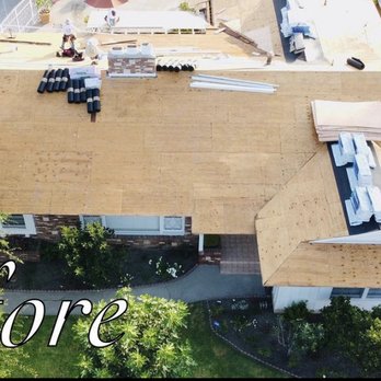 Pin Roofing - Before/During picture. Will be installing Presidential Shake Shingle on house in Whittier - Roofing Near Me Pin Roofing - Before/During picture. Will be installing Presidential Shake Shingle on house in Whittier - Roofing Near Me