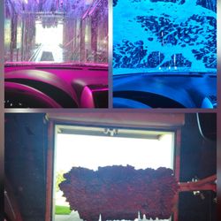 El Car Wash - A bit of a light show as you move through!