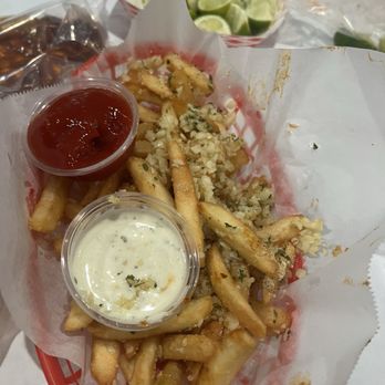 Pirates Kitchen - Garlic Fries - Cajun/Creole Near Me - Artesia, California