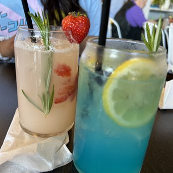 Toast - Blue electric lemonade  Strawberry Soju Cocktail - American Near Me - Sugar Land, Texas