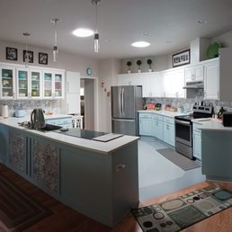 Kitchen with Sun Tunnel fixtures. Kitchen with Sun Tunnel fixtures.