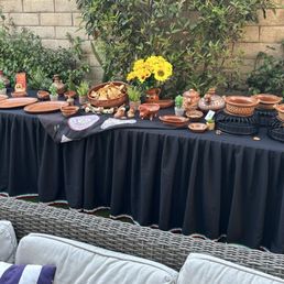 Appetizer tables.